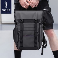 高尔夫（GOLF）双肩包休闲背包男女初中高中大学生电脑书包旅行包【Q】 款式2-灰色