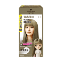 施华蔻（Schwarzkopf）斐丝丽系列泡泡染发剂 泡沫染发摩丝 潮流彩染上色快染发膏 染发霜6-43青木裸棕