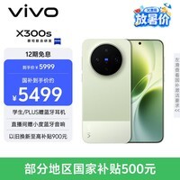 vivo X300s 16GB+512GB 胶片绿 蔡司2亿超级主摄 蔡司APO超级长焦 144Hz蔡司大师色彩屏 拍照 AI手机