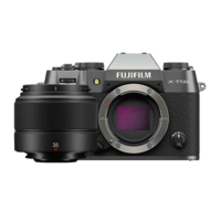 富士(FUJIFILM)X-T50/XT50 微单相机 套机(XC35F2镜头)4020万像素 7档五轴防抖 20款胶片模拟 石墨灰