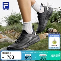 FILA斐乐眼界2|户外凉鞋男鞋2026夏新款运动鞋透气越野低帮徒步鞋 黑-BK 41
