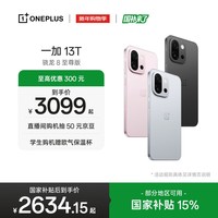 一加 13T 性能超强小直屏 高通骁龙 8 至尊版 6260mAh 冰川电池 AI手机 小屏大魔王 晨雾灰 16GB+1TB