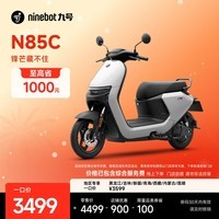 九号（Ninebot）电动摩托车N85C 9号电动电瓶车成人小型铅酸电摩【门店自提】 颜色可到门店选