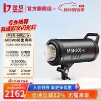 金贝（JINBEI）【限时送Q7引闪器】MSN600Pro专业高速影室闪光影棚摄影灯商业时装人像静物产品拍照打光灯补光灯 【买2台送引闪器】MSN600pro高速影室闪光灯