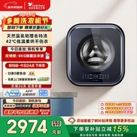 小天鹅（LittleSwan）小海绵2.0高奢版 内衣洗衣机小型全自动 3KG壁挂洗烘一体 婴儿 迷你 TD30MS90 以旧换新 国家补贴