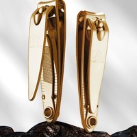 777指甲刀进口 平口指甲钳斜口单个大号中号指甲剪指甲锉剪指甲工具 金色602