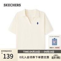 斯凯奇（Skechers）女士针织短袖POLO衫L226W064