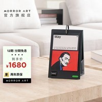 MORRORART Y1时光相册歌词音箱悬浮字幕家用蓝牙音响日历相框智能家居生日情人节礼物 基础款