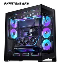 追风者(PHANTEKS)NV9黑色无立柱全视景海景房电脑机箱(上限420/480水冷EATX/SSI-EEB/ARGB双通道灯控/Type-c)
