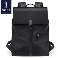 高尔夫(GOLF)双肩包男女百搭背包女休闲旅行学生书包防泼水出游背包【Q】 款式5-雾黑