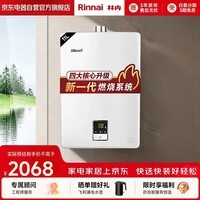 林内（Rinnai）01系列 11升燃气热水器 变频恒温 水气双调 强排式天然气11QD01( JSQ22-C01)