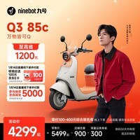 九号(Ninebot)【千玺同款】Q3 85c 电动摩托车 智能智驾 长续航【门店自提】 到门店选颜色