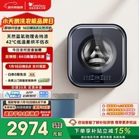 小天鹅（LittleSwan）小海绵2.0高奢版 内衣洗衣机小型全自动 3KG壁挂洗烘一体 婴儿 迷你 TD30MS90 以旧换新 国家补贴