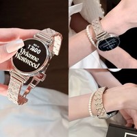 华为【38女神节礼物】手表GT6女款智能情绪健康助款卵巢功能评估心率健康监测送女友老婆女士生日礼物  【41mm浮光白】+美人鱼鱼鳞金表带