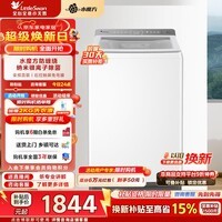 小天鹅（LittleSwan）10KG水魔方白色变频波轮纳米银离子除菌减震平衡双重抗菌一级能效家电补贴 【小乌梅2.0轻奢版】 波轮