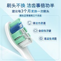 飞利浦（PHILIPS）声波电动牙刷钻石3系乔治桑限定礼盒 生日/新年礼物 情侣款送男生/女友 HX5171/01乔治款