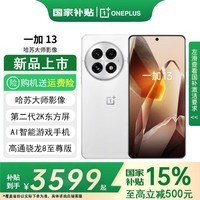 一加【国家补贴至高优惠500】一加13 新品5G手机 白露晨曦 12GB+512GB 官方标配