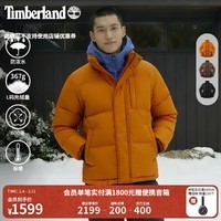 添柏岚（Timberland）官方男装羽绒服外套户外保暖防泼水面包服|A6NHQ A6NHQC39/皮革棕 600蓬鸭绒 75%绒子含量 L 建议选一小码