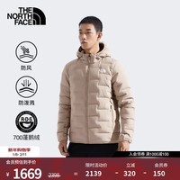 北面（The North Face）羽绒服男Cube防风防泼溅700蓬羽绒填充保暖百搭25秋冬上新|8DWV BOX/废土棕 2XL /185