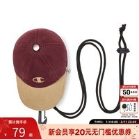 Champion冠军小帽包女SmallCapBag迷你腰包男单肩斜挎包官方正品零钱包挂 深红 均码