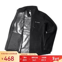 哥伦比亚抓绒衣男秋冬户外立领开衫保暖防风中层上衣EJ0027 PM4518黑色 热能保暖-厚款-三合一系统 M