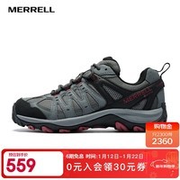 迈乐（Merrell）户外徒步鞋男女款ACCENTOR GTX/WP经典防水透气防滑耐磨登山鞋 J135493-GTX岩石灰（男款）上新 43