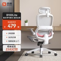西昊B100Lite人体工学椅办公椅电脑椅人工力学座椅电竞椅弹弓骶枕
