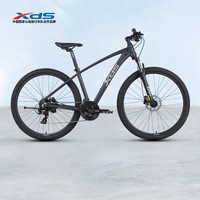 喜德盛（xds）山地自行车英雄280油压碟刹X6铝合金车架24速变速27.5大轮径通勤 哑光黑 17.5寸（适合身高175-190cm）