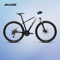 喜德盛（xds）山地自行车英雄600铝合金车架反桥油簧前叉变速骑行成人 25款英雄600暗夜雅白 17英寸