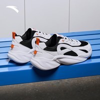 安踏休闲鞋男夏季轻便缓震厚底增高时尚潮流健身通勤老爹运动鞋