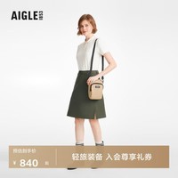 AIGLE艾高半裙WR防泼水户外休闲时尚舒适女款 牛油果绿 BB394 40 (170/92A)