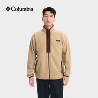 Columbia哥伦比亚户外男子ICON复古系列保暖抓绒衣外套AE9839 262 拿铁色拼巧克力色 M (175/96A)