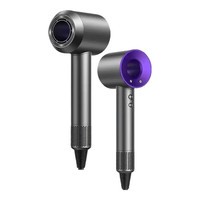 圣西曼吹风家用大功率新款华强北吹风机电吹风无叶空心理发店顶配HD15型号 神秘紫家用款（送单风嘴和壁挂）礼盒装 1.8 米