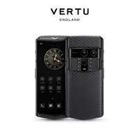 VERTU【新品上市】威图纬图AGENT Q奢品Ai智能体手机旗舰高端商务安全加密礼品 黑钢骑士黑碳纤纹小牛皮