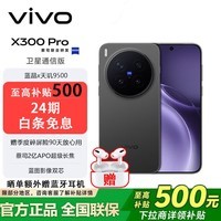 vivo X300 pro手机2026热销 24期免息可选Y600 Pro 10200mAh耐超低温 蓝海电池 耐久抗摔防水 增强通信 纯粹黑 16GB+512GB【X300pro】 24期免息【赠1年保修+30天价保+90天碎屏险】