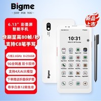 BIGMEHiBreakPro Color6.13英寸彩色墨水屏智能手机电子书阅读器墨水屏平板8+256GB支持5G通话 彩墨屏高配手机+C8笔+折叠保护套白色 HiBreakPro Color