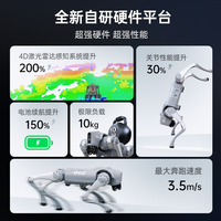 宇树（Unitree）Go2 Air 机器狗 AI大模型 四足机器人 仿生陪伴机器人 具身智能  电子宠物 高端礼物