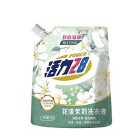活力28花漾茉莉洗衣液4斤/袋多效洁净粒子深度清洁持久留香无磷