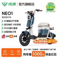 绿源【门店自提】NEO1 新新国标电动自行车 智能高性价比电动车 成人通勤代步小型可上牌长续航电自 到门店选颜色-48V20A铅酸