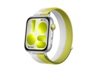 华为HUAWEI WATCH FIT 5 铝合金表壳光织银 编织款表带 超轻薄大屏腕上微运动强劲续航华为智能手表