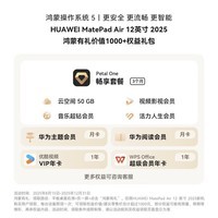 HUAWEI 【教育优惠】MatePad Air 12英寸 2025华为平板电脑2.8K超清全面屏 WIFI 12GB+256GB 烟云灰