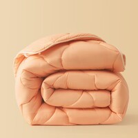 水星家纺出品百丽丝被子A类春秋被被芯7A级抑菌 七孔蓬松纤维被冬被 【A类透气纤维】加厚冬被探戈橘 220cm×240cm