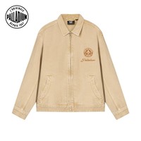 帕拉丁（PALLADIUM）帕拉丁上装刺绣字体logo标男款牛仔外套1013494 虎眼 M