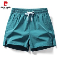 皮尔卡丹夏季新款男士短裤速干透气大裤衩休闲运动沙滩裤男士款 湖蓝色 S