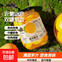 沂蒙山黄桃罐头老式清甜网红休闲零食即食食品 黄桃罐头510g(包装随机)