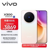 vivo X300  12GB+256GB 幸运彩 【地方补贴专享版】蔡司2亿超级主摄 蔡司APO超级长焦 拍照 AI手机