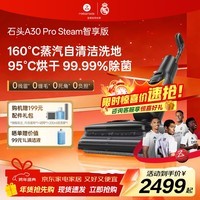 石头(roborock)A30 Pro Steam家用洗地机智能吸拖洗一体机扫地无线手持吸尘器平躺洗地机 A30 Pro Steam智享版