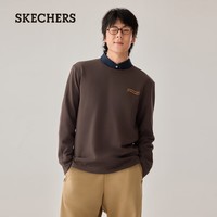 斯凯奇(Skechers)新年礼物中性时尚休闲针织长袖T恤衫L325U095