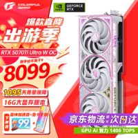 七彩虹RTX 5070Ti 战斧 Ultra 背插 无线AD OC 16GB GDDR7 DLSS 4 电竞光追游戏设计电脑4k显示器显卡 5070Ti Ultra W OC【4k显示】