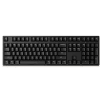 ikbc C108机械键盘有线机械键盘108键 游戏键盘办公打字手感好电脑键盘樱桃键盘新年礼物 黑色红轴有线